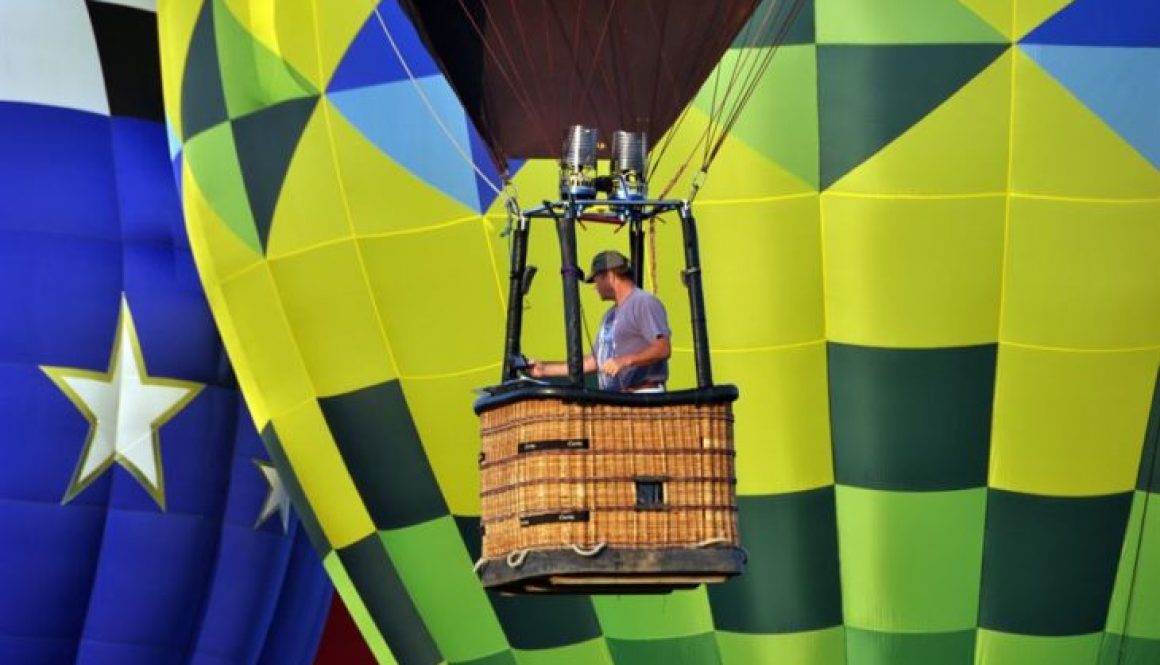 launch and pilot a hot air balloon