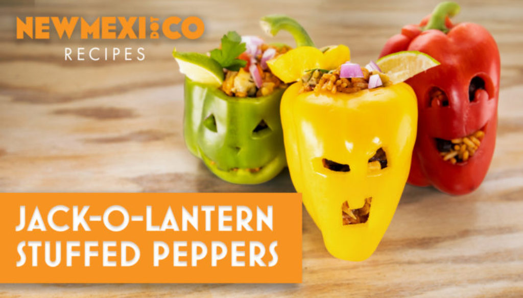 Halloween Stuffed Bell Pepper