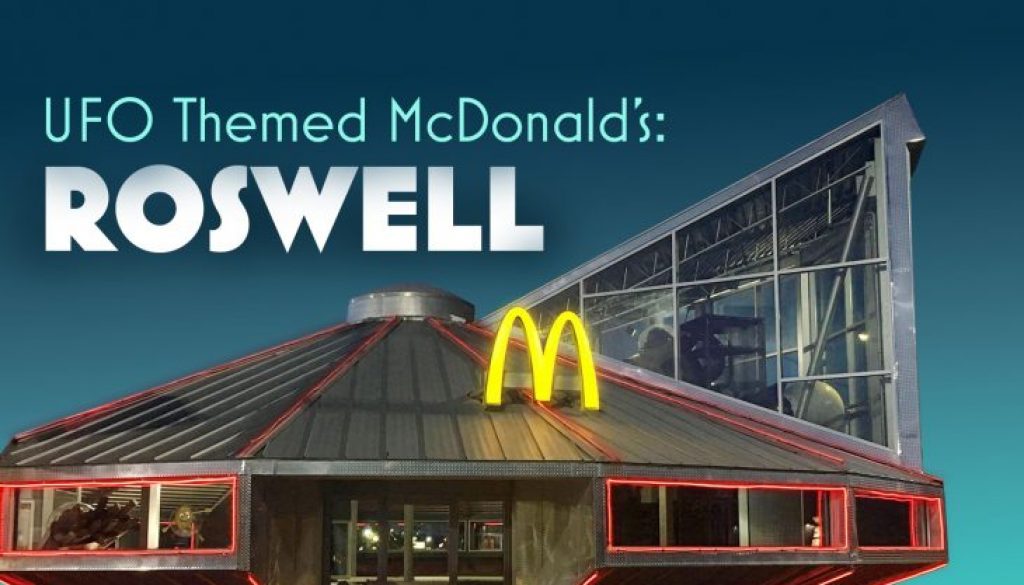 UFO Themed McDonald's in Roswell, New Mexico
